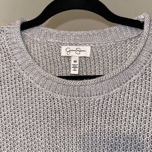 Jessica Simpson Grey M silky sweater